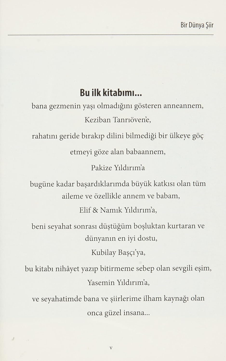Bir Dünya Şiir